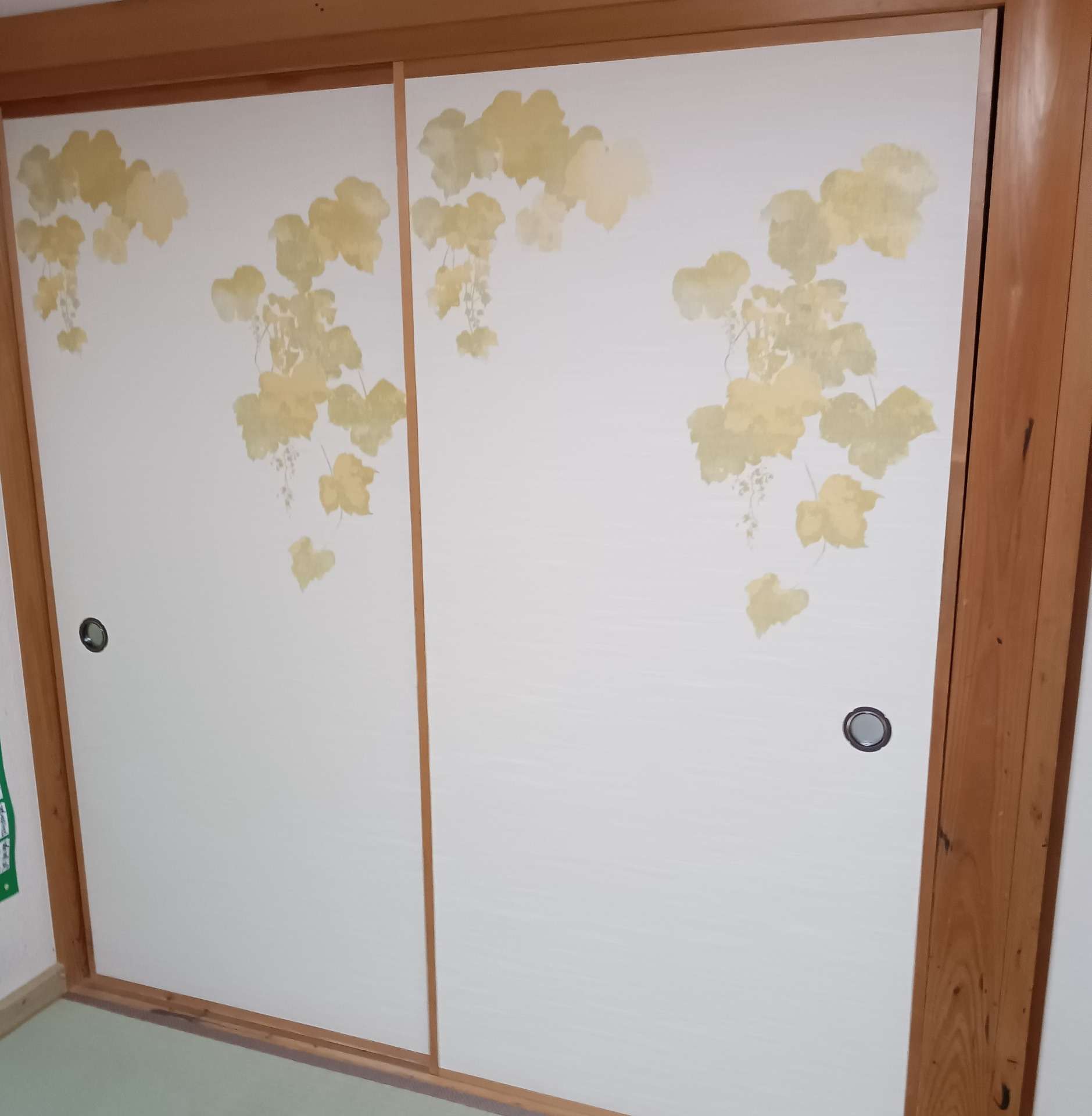 襖施工例(上部柄)